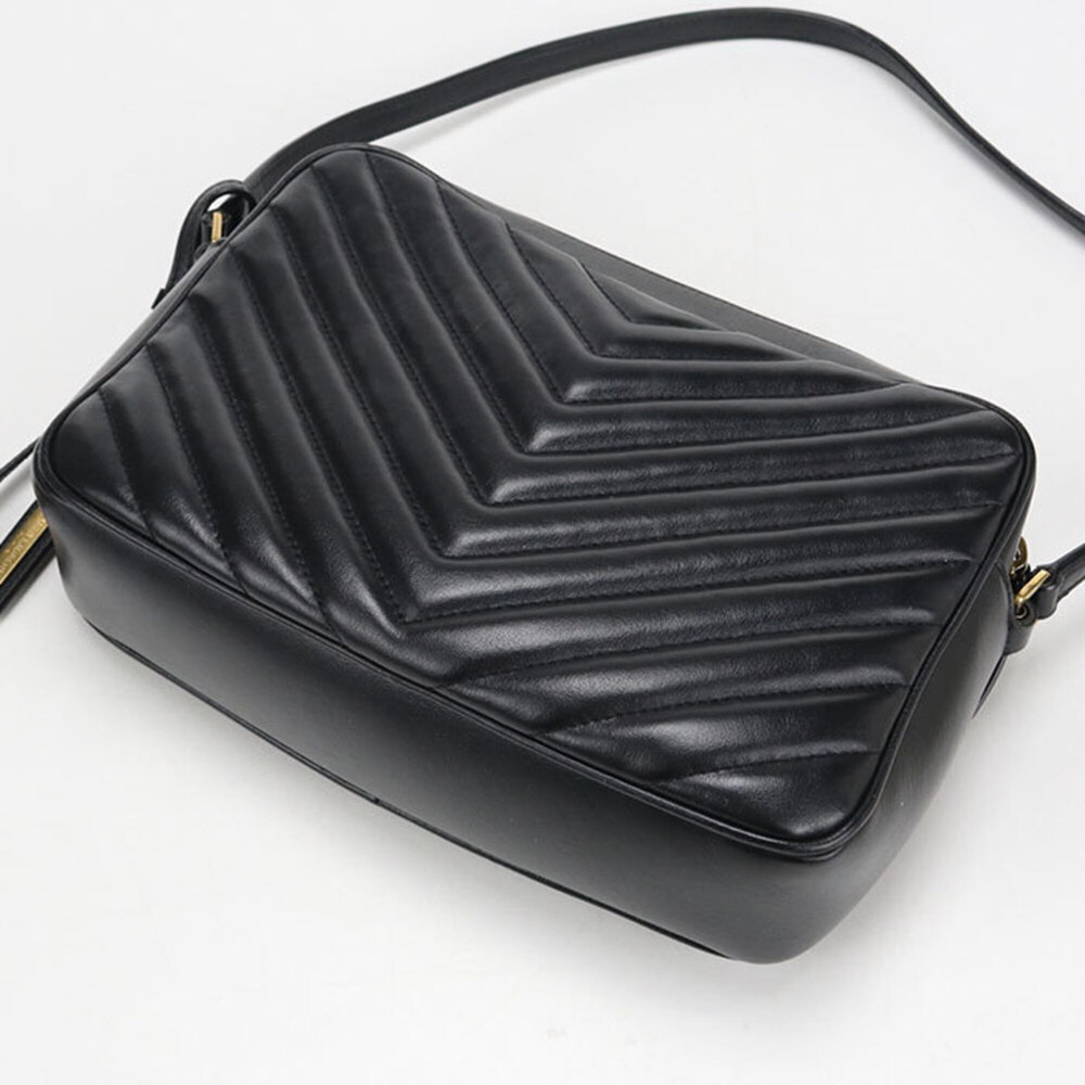 SAINT LAURENT Saint Laurent Shoulder Bag 612544 Camera Lou Women's Black - Picture 2 of 8